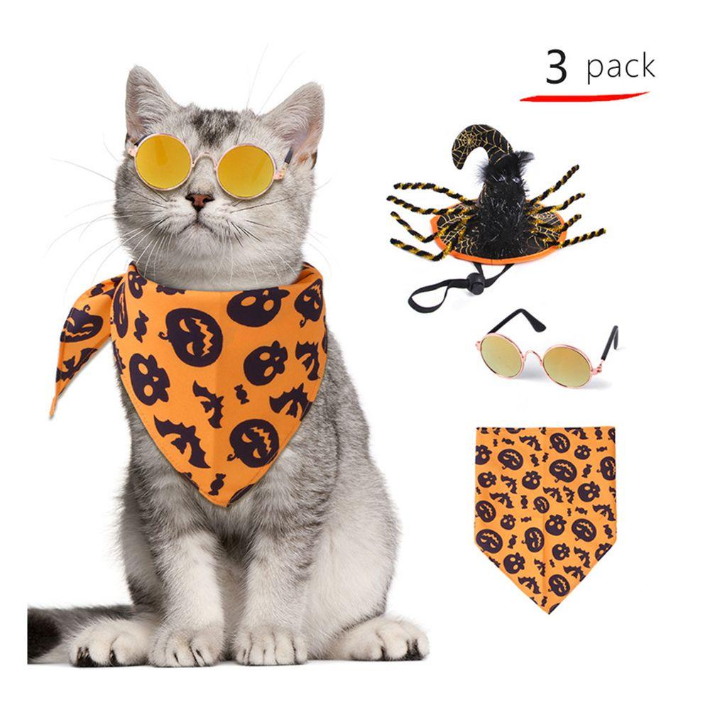 Mắt Kính Hóa Trang Halloween Hình Bí Ngô Cho Thú Cưng