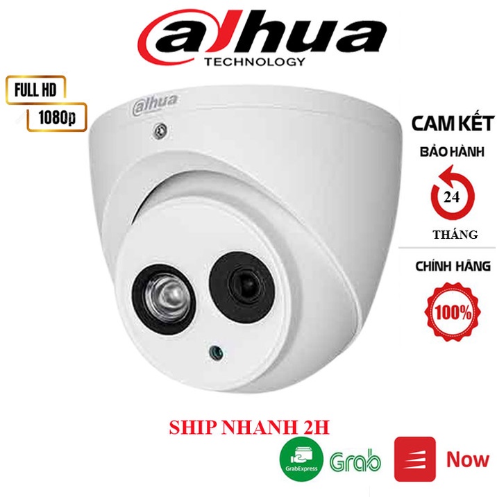 Camera an ninh Dahua DH-HAC-HDW1200EMP-A-S4 có sẵn micro ,chống ngược sáng,hình ảnh sắc nét,chống thấm nước- BH 24 Tháng
