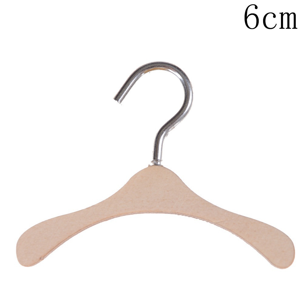 1 Móc Treo Quần Áo Búp Bê Bằng Gỗ