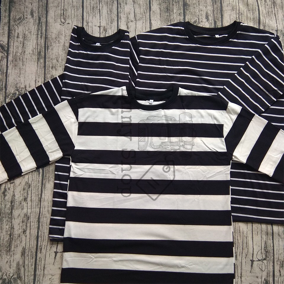 Áo SWEATER Kẻ Ngang Unisex Phong Cách HÀN QUỐC | BigBuy360 - bigbuy360.vn