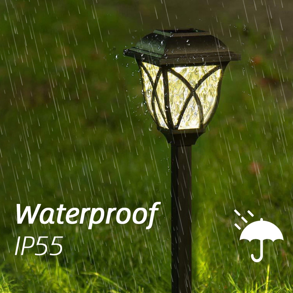 Đèn LED Năng Lượng Mặt Trời Chống Thấm Nước Phong Cách Retro Trang Trí Sân Vườn