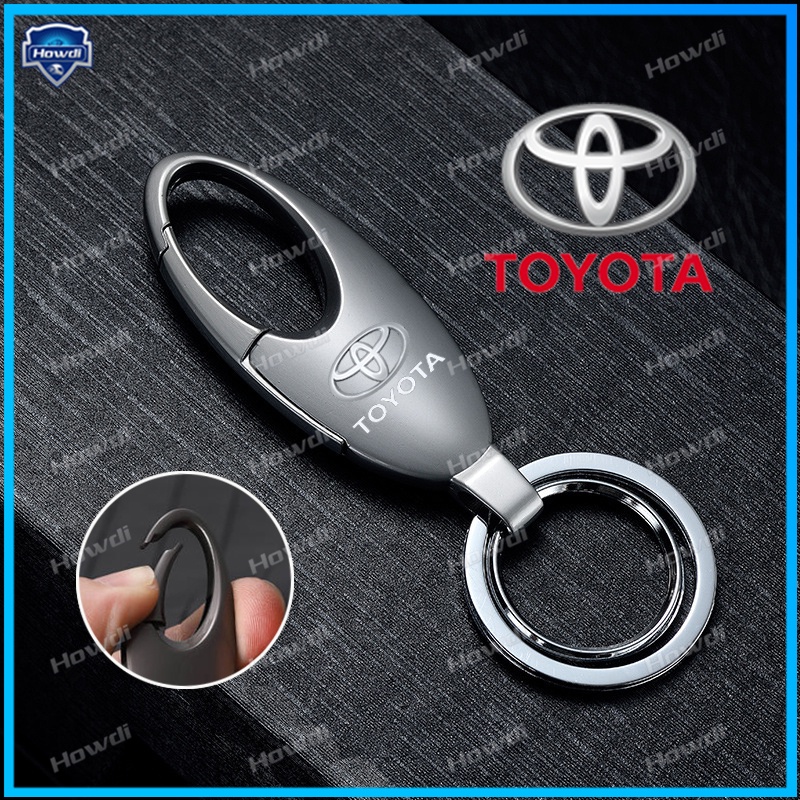 Móc Khóa Kim Loại Hình Giọt Nước Sáng Tạo Cho Toyota