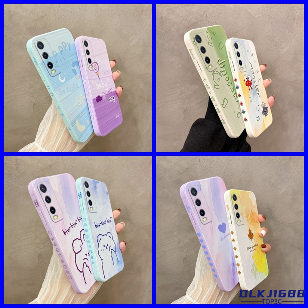 ốp lưng Vivo Y12S ốp lưng Vivo Y20S ốp lưng Vivo Y20 Ốp Lưng Điện Thoại tpu Mềm Họa Tiết Tranh Sơn Dầu Sáng Tạo Cho Vivo Y20 Y12S Y20S V2029 V2026 YH