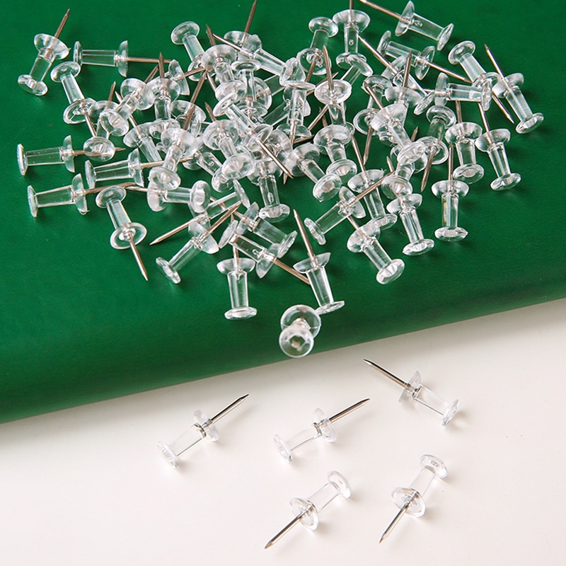 Set 200 ghim trong suốt dùng để trang trí sáng tạo