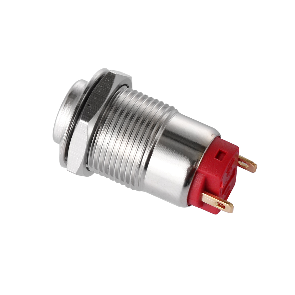 Công Tắc Nút Nhấn Khởi Động Từ Kim Loại Hình Tròn Chống Nước 12mm 250v