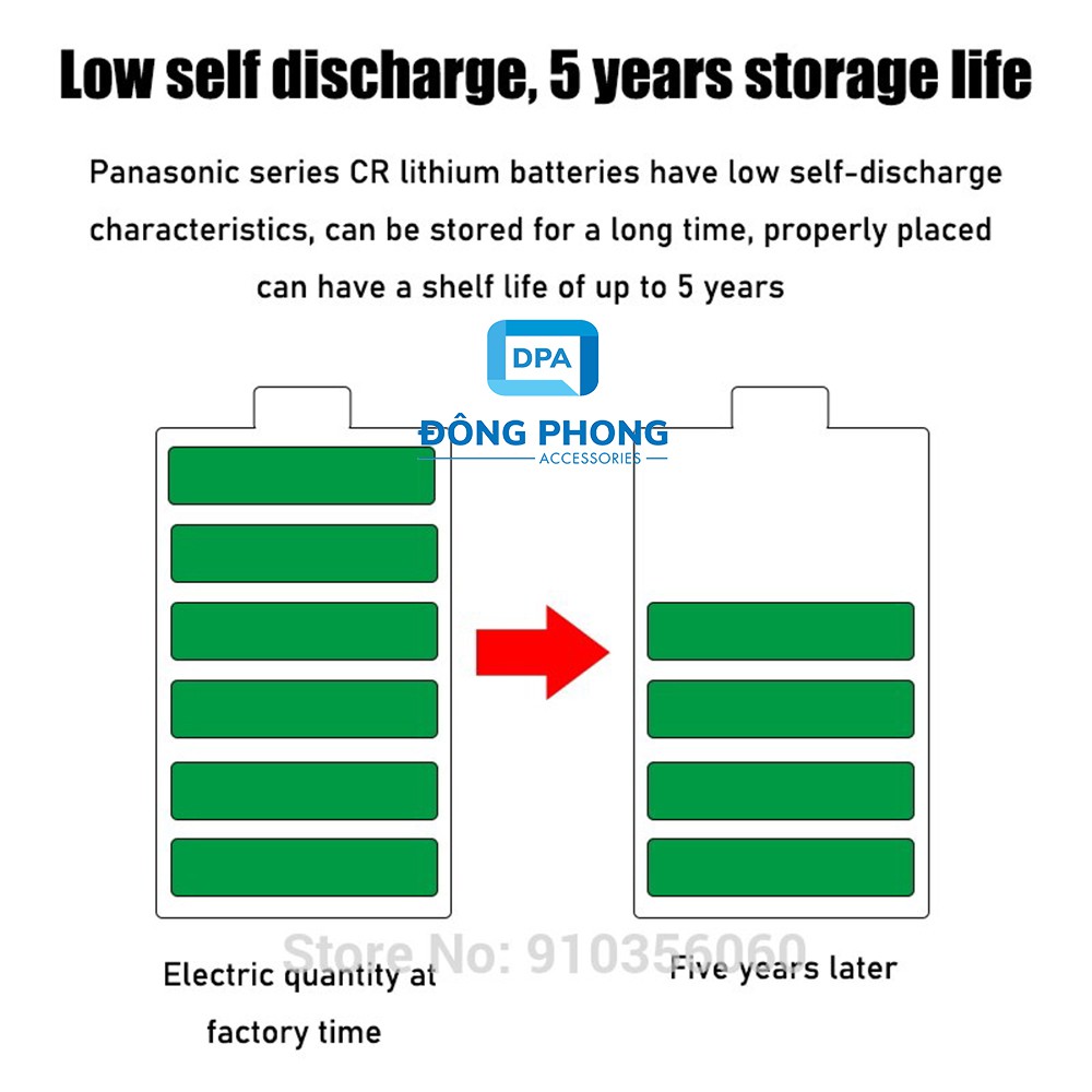 Pin Panasonic Cmos CR2025 Lithium 3V Chính Hãng