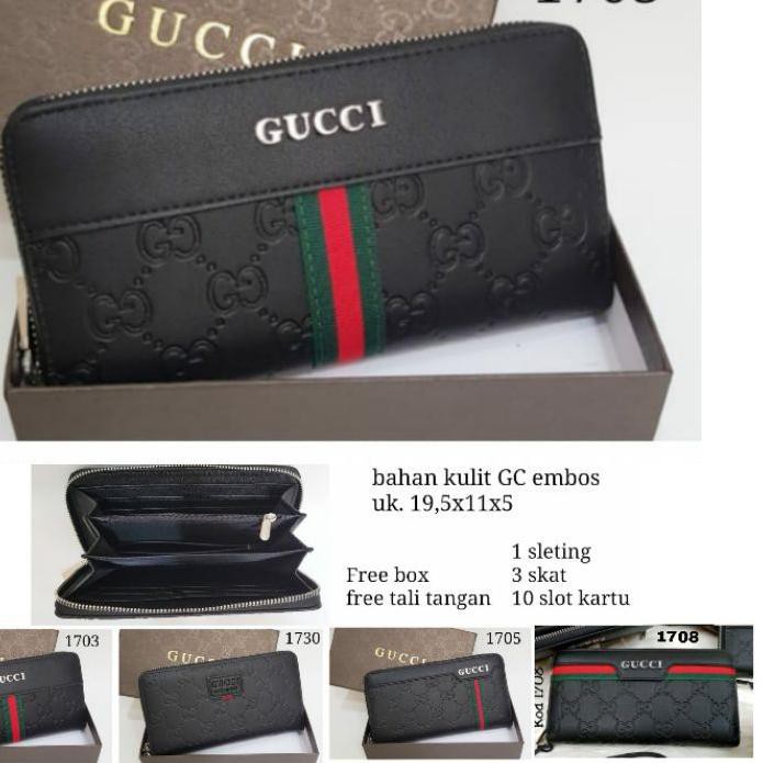 Ví Gucci Màu Đen 20x10 Kiểu Dáng Đơn Giản Sang Trọng