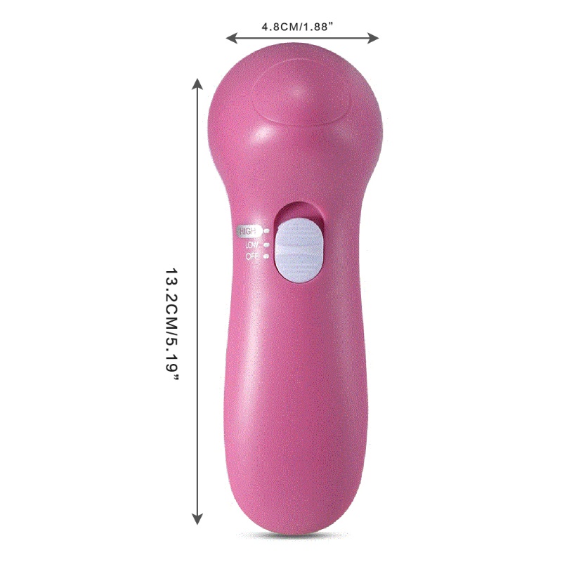 Máy Rửa Mặt Mát Xa 5 Trong 1 Chạy Điện Giúp Làm Sạch Lỗ Chân Lông