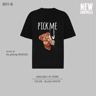 Áo thun Teddy Bear mẫu Hot nhất 2020 - Mã B01 - Áo thun tay ngắn cao cấp vải thun 100% cotton 4 chiều