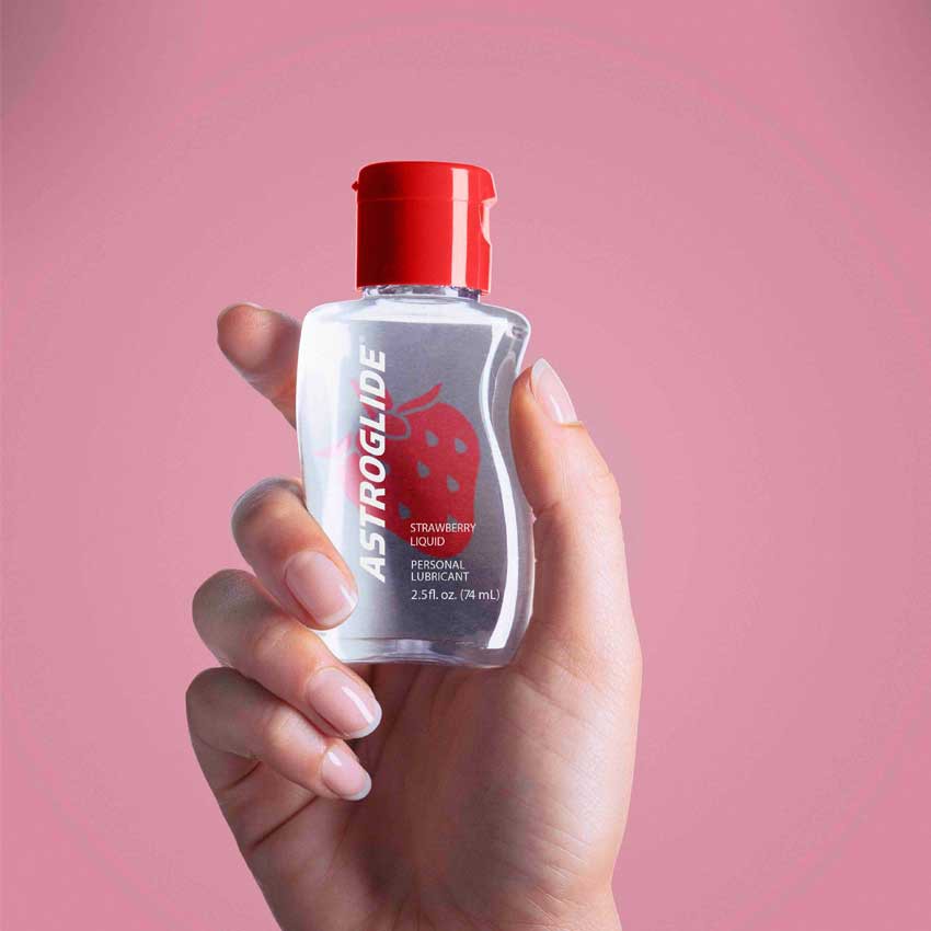 Gel bôi trơn hương dâu cao cấp Astroglide Strawberry 74ml - Hàng nhập Mỹ