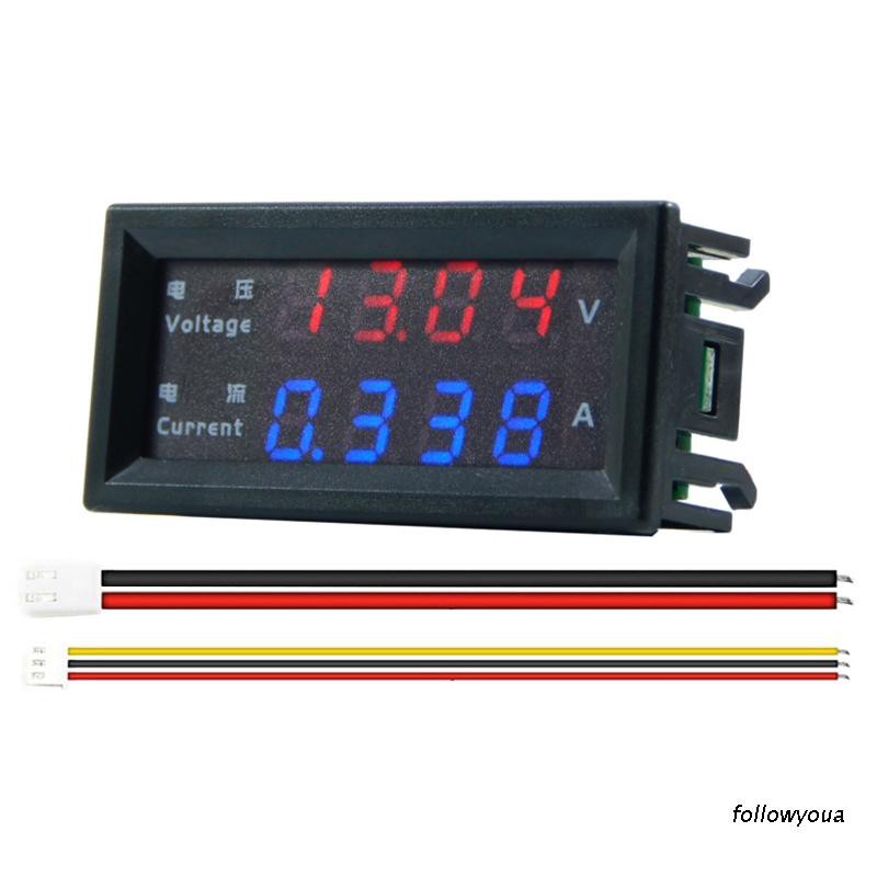 Vôn kế màn hình kỹ thuật số chính xác cao dc 100v 200v 10a