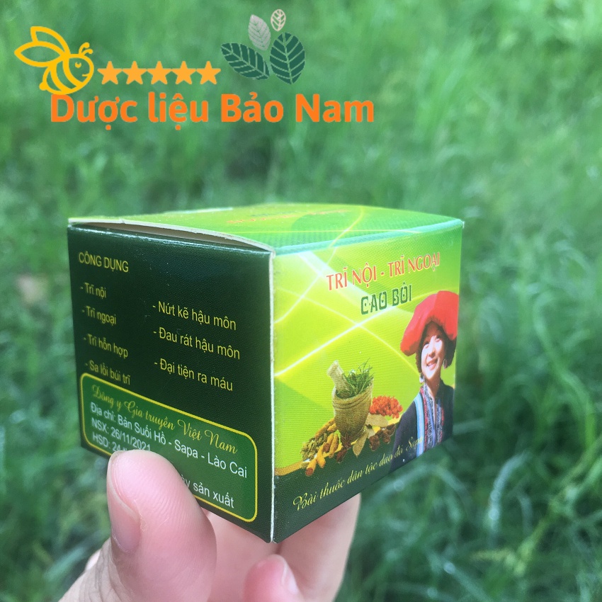 Cao bôi trĩ 100% thiên nhiên của người dân tộc Dao đỏ 1 lọ 10g
