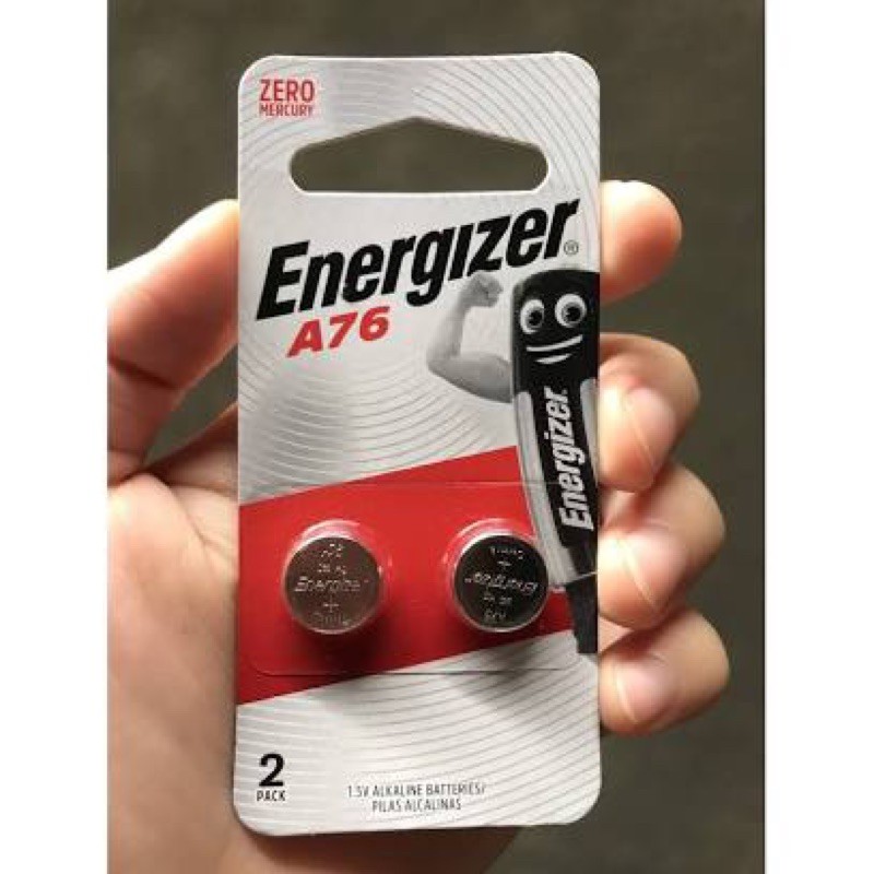 Pin LR44 A76 AG13 G13 Energizer Chính hãng vỉ 2 Viên