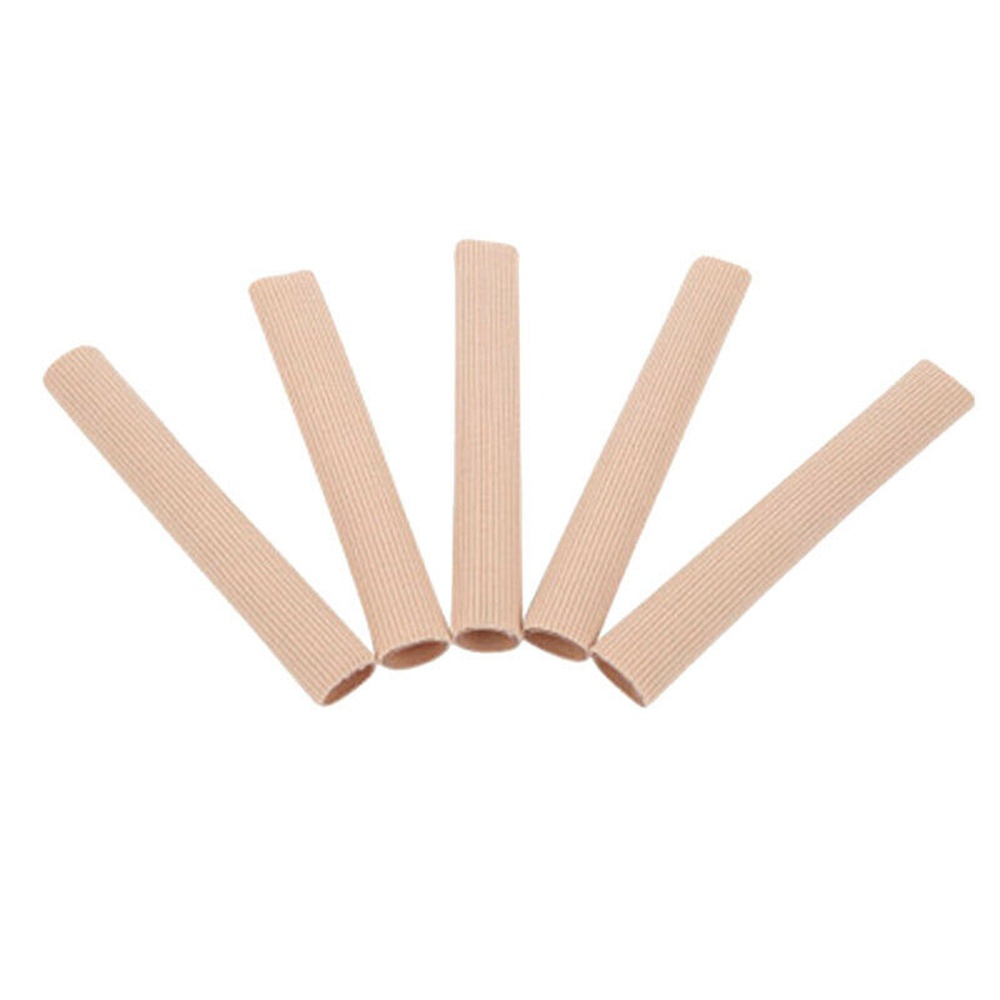 Set 5 Vỏ Bọc Ngón Chân Bằng Sợi Gel Chống Mòn Bảo Vệ Ngón Chân Khi Mang Giày Cao Gót
