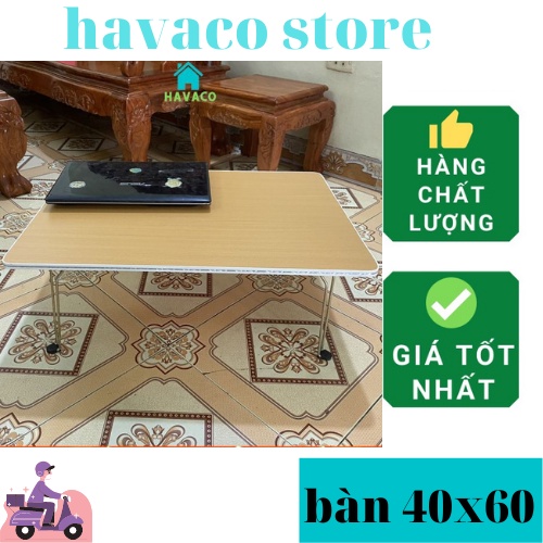 Bàn gấp gọn học sinh thông minh chân cao 28 cm cỡ 40/60 đủ màu sắc BM01