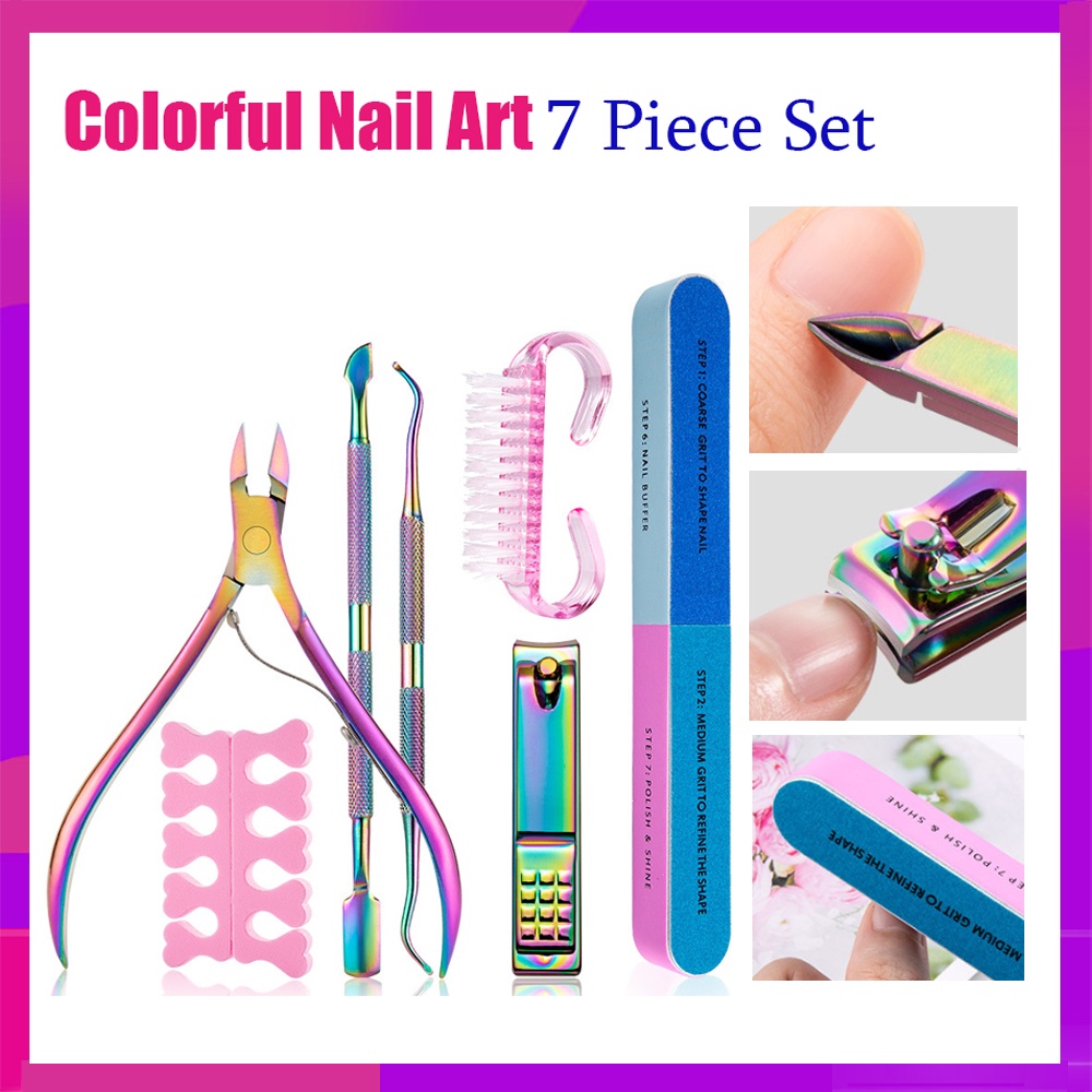 Dụng cụ làm móng tay bằng thép không gỉ, bộ dụng cụ làm móng tay, bộ móng chân, bộ dụng cụ làm sạch da chết Scissor