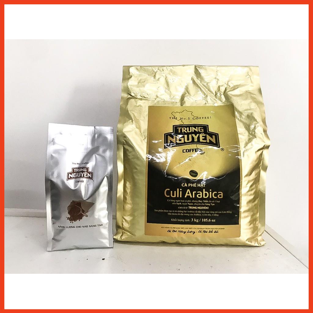 Cà Phê Hạt Trung Nguyên Culi Arabica 250gr và 3 Kg - Hạt Số 5 Trung Nguyên