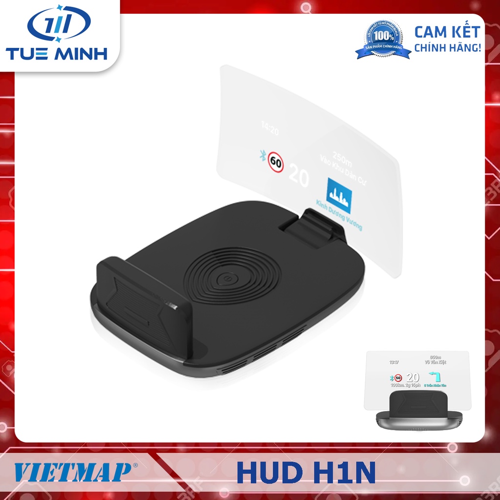 VIETMAP HUD H1N - Màn hình hiển thị thông minh trên ô tô (bản không có TPMS)