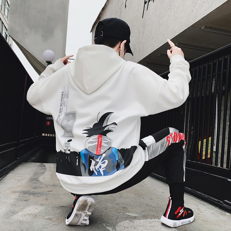 Áo Hoodies Chui Đầu Nam Nữ Họa Tiết Songoku Sau Lưng Độc Đáo Zenkonam MEN TOP 093