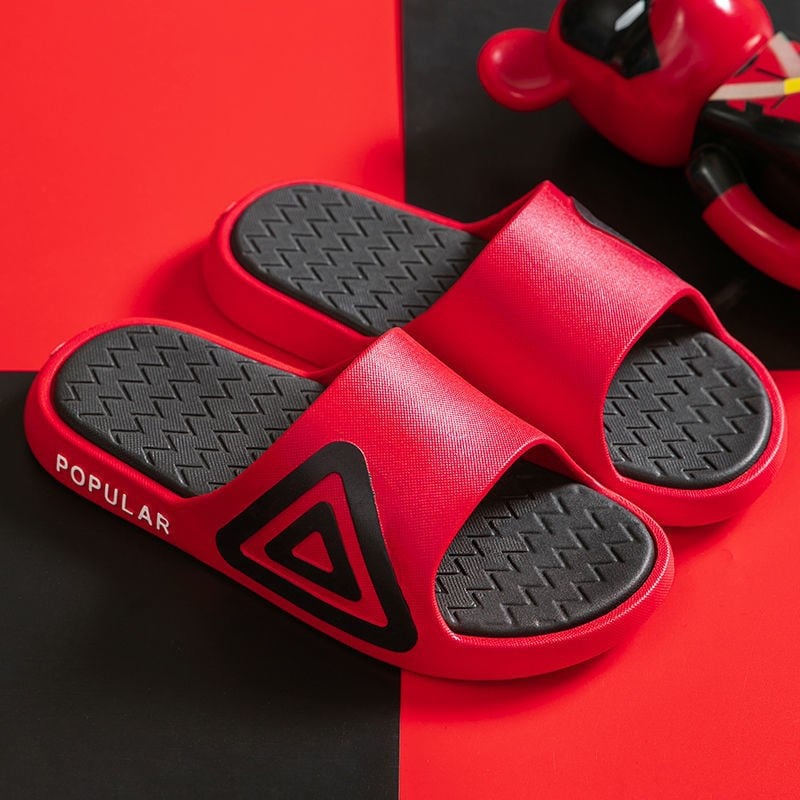 Dép Quai Ngang nam nữ màu đỏ  size 37 -43 Chống Trơn Trượt  ,Giá Tận Xưởng Rẻ Đẹp chọn tăng 1 size