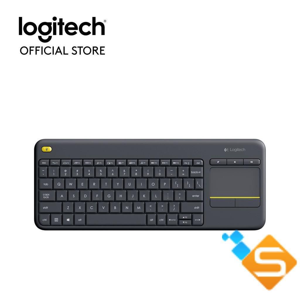 Bàn Phím Không Dây LOGITECH K400 Plus [Đen-Trắng]