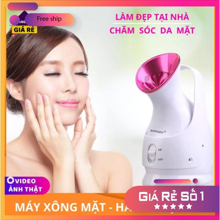 Máy Xông Hơi Mặt cao cấp Sokany - tạo hơi nóng giữ ẩm, làm sạch sâu bên trong [ BH 6T ]