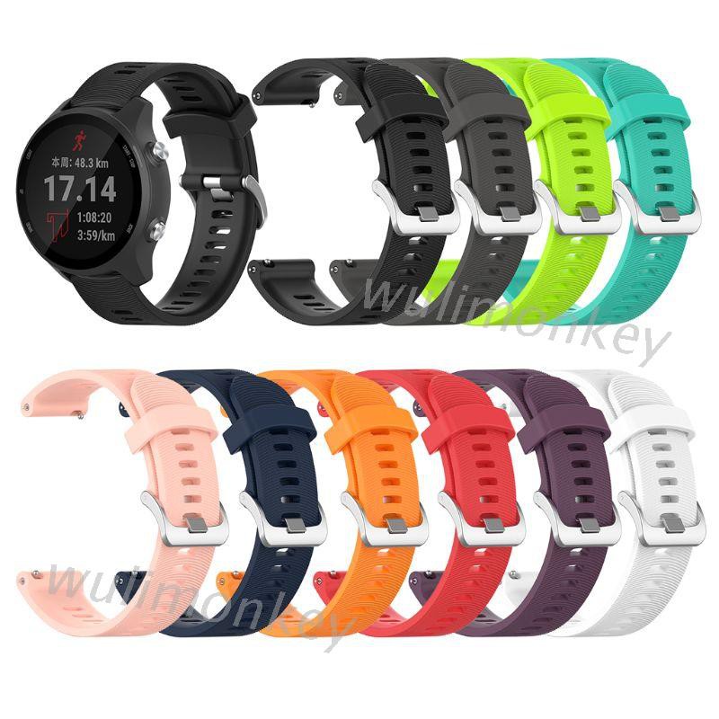 Dây Đeo Silicon Mềm Cho Đồng Hồ Thông Minh Garmin Forerunner 245 / 245m