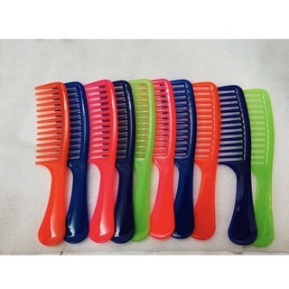 🌺Set 10 Lược Răng Thưa chải tóc Sơ rối, Tóc uốn, Mẫu Trung- 21cm