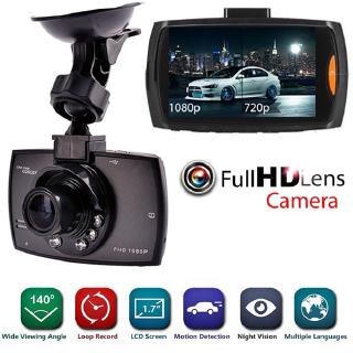 Camera ghi hình xe hơi goc rộng với tầm nhìn ban đêm hỗ trợ HD 1080P 2.7inch chất lượng cao
