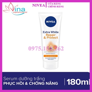 SERUM DƯỠNG TRẮNG DA CHỐNG NẮNG NIVEA SPF50 180ML (DATE 02/2025)