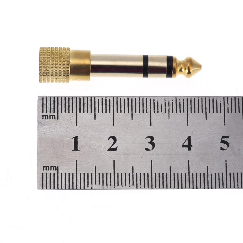 DECEBLE 3.5mm Female to 6.5mm Male Headphone to Stereo Microphone Jack Adapter Best