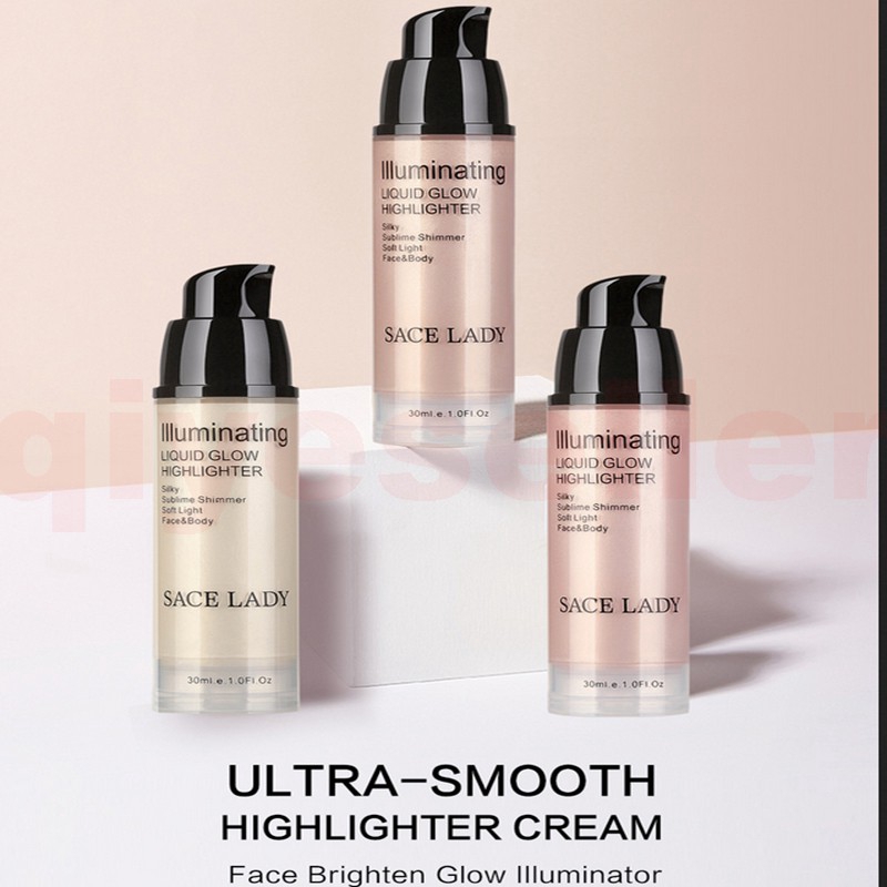 Kem Bắt Sáng Dạng Lỏng 3 Màu Tùy Chọn Làm Sáng Da Hiệu Quả 30ml