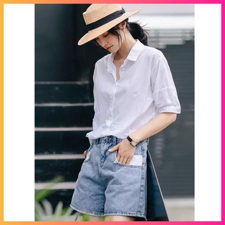 Áo sơ mi nữ công sở tay bồng MoonMy [Hàng Cao Cấp]