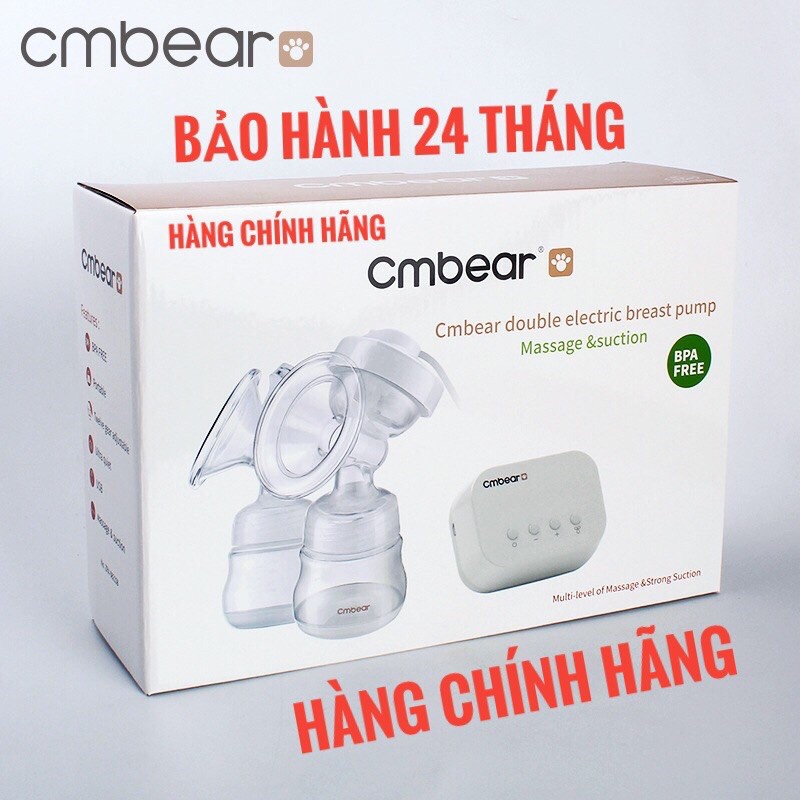 [BH 24 tháng] Máy hút sữa điện đôi CMBEAR cao cấp