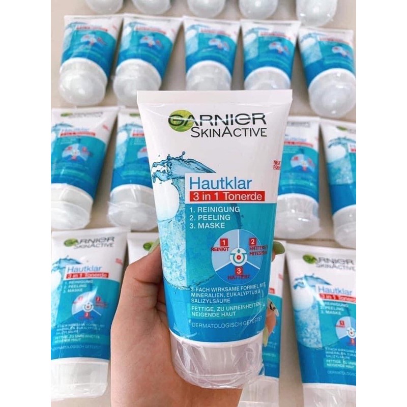 SỮA RỬA MẶT GARNIER 3 IN 1 CHÍNH HÃNG ĐỨC