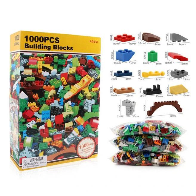 Bộ 1000 Miếng Đồ Chơi Lắp Ráp Lego Chất Lượng Cao