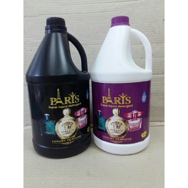 Nước giặt xả Paris Thái Lan 3600ml, bột giặt nước cao cấp - Đánh bay mọi vết bẩn