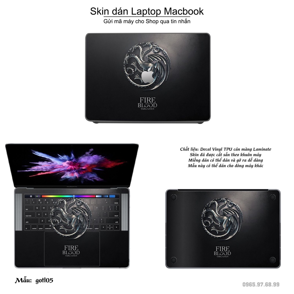 Skin dán Macbook mẫu Fantasy (đã cắt sẵn, inbox mã máy cho shop)