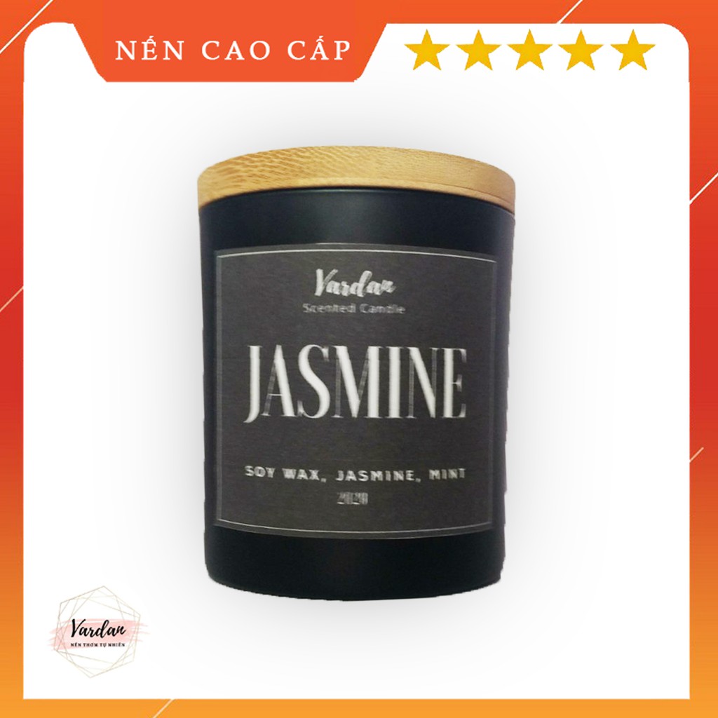 [Jasmine] Nến thơm hương Hoa Nhài không khói loại to 200g - Vardan