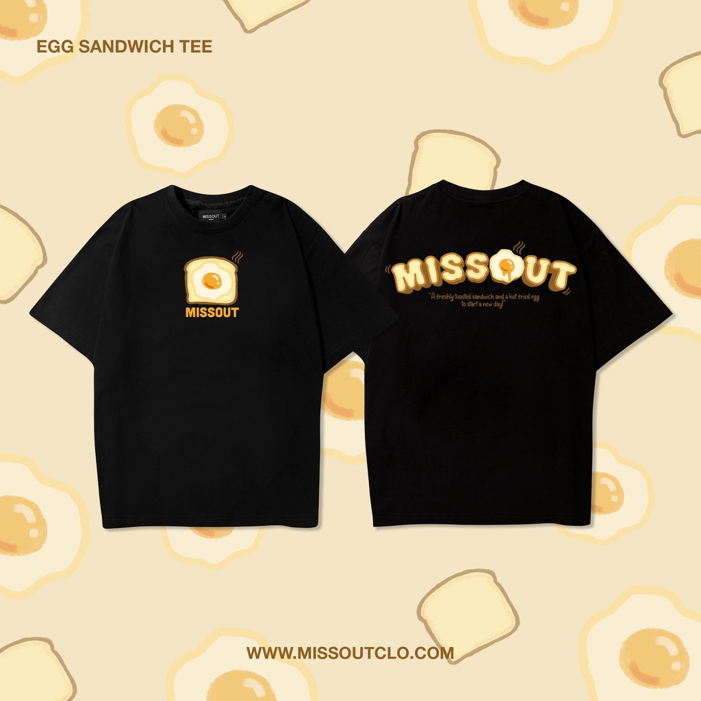 ÁO THUN EGGS LOGO MISSOUT