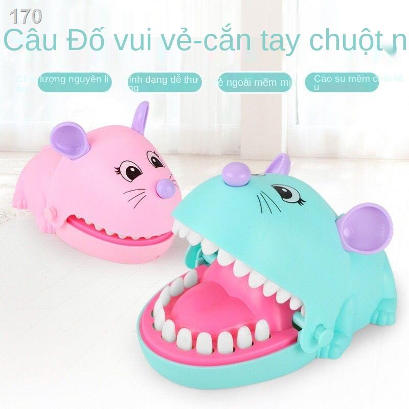 【2021】Douyin Cùng cha mẹ-con cắn ngón tay trò chơi tương tác lớn dễ thương giải nén chuột nhỏ đồ nhổ răng khôn lanh