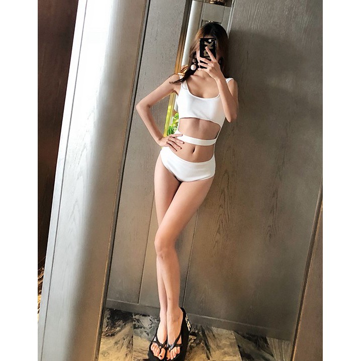 Đồ bơi bikini 1 mảnh kèm voan Hàn Quốc quyến rũ
