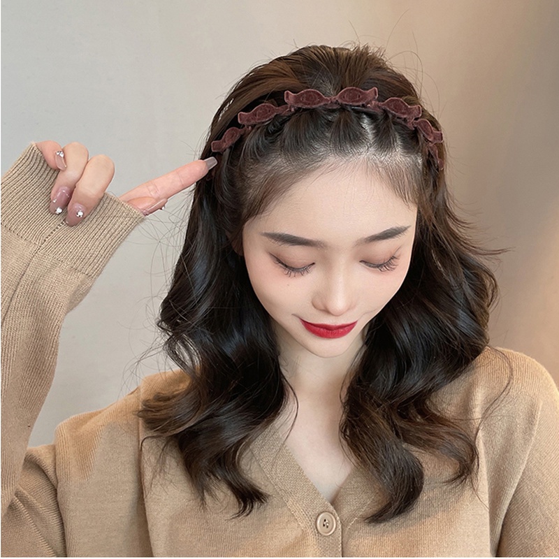 Băng Đô Đính Ngọc Trai Và Nơ Sang Trọng Phong Cách Pháp