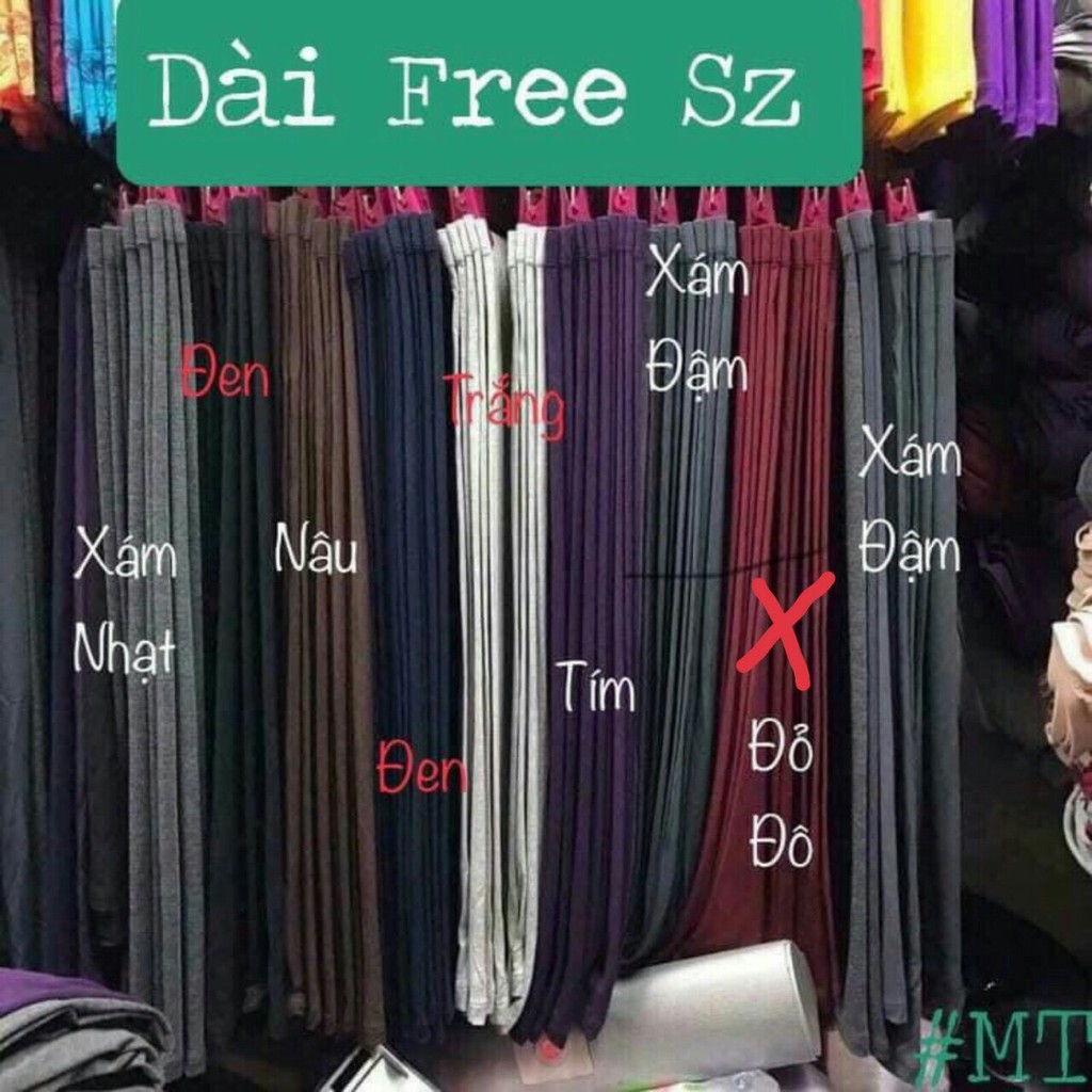 &lt;SALE&gt; FREESIZE Quần legging dài thun thái lan (hàng RAINBOW)