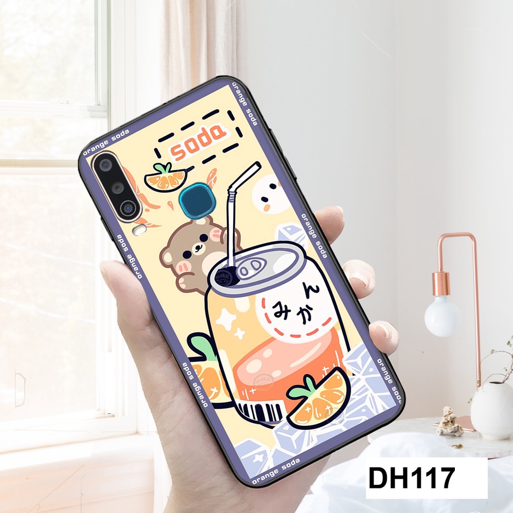 Ốp lưng Vivo U10 / Y12/ Y15 / Y17 in hình 3D GẤU cute be@r, soda, happy day cực hot ,thời thượng