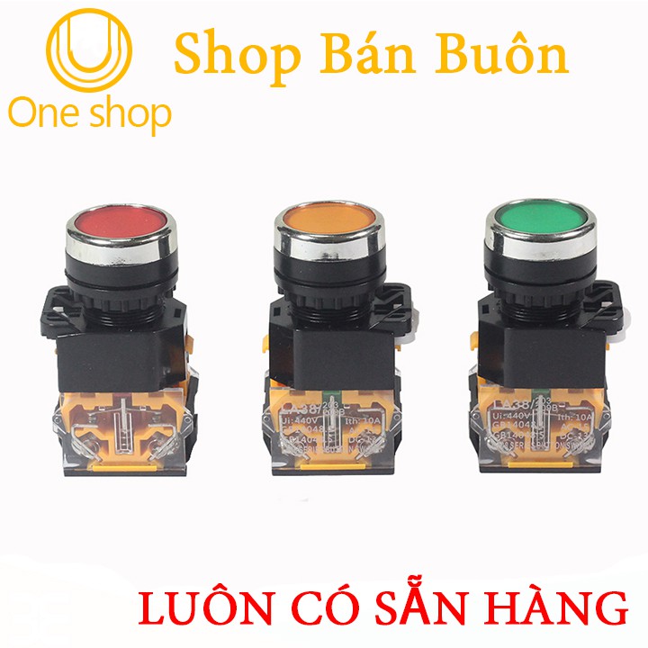 Nút Nhấn LA38-11/209 Nhả Không Đèn 10A NO/NC