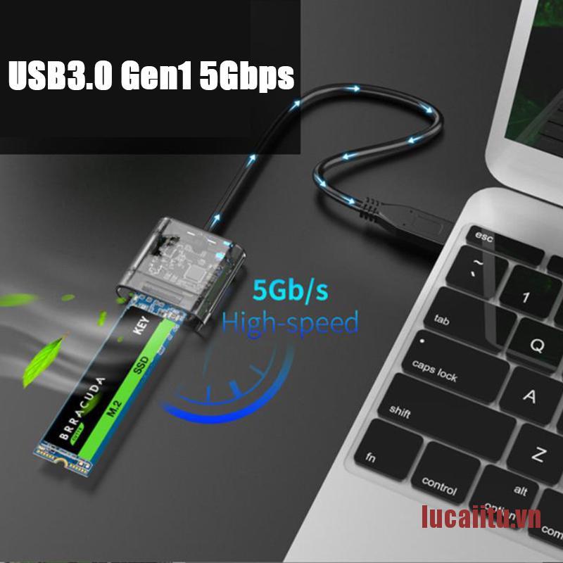 Bộ Chuyển Đổi M2 Ssd Sata Chassis M.2 Sang Usb 3.0 Ssd Cho Ngff Sata / B Key