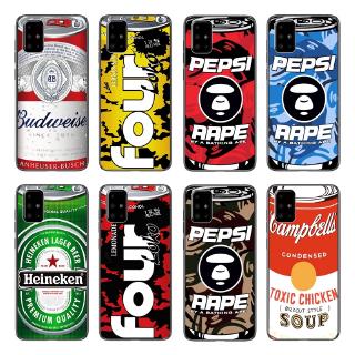 Cartoon Pepsi Cans Back Cover Samsung Galaxy A71 5G/ A70E/ M21/ M11/ M10S/ M80S Soft TPU Case