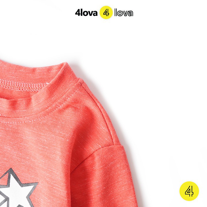 Áo thun dài tay unisex 4LOVA nhiều họa tiết ngộ nghĩnh đáng yêu cho bé tổng hợp