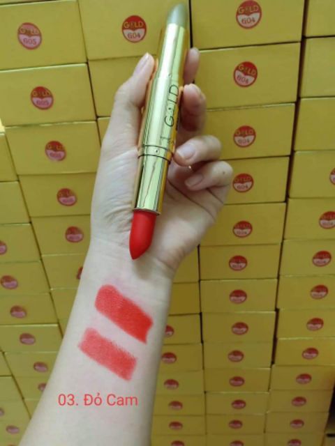 Bộ đôi trang điểm thần thánh kem nền BB stick + son Gold 2 đầu | BigBuy360 - bigbuy360.vn